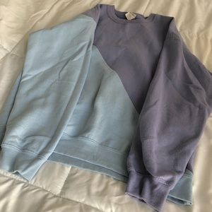 Colorblock crewneck